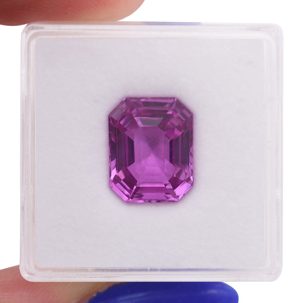 Smaragdgrüner Saphir | 6,27 ct | Rosa | GIA | Ref. 721059