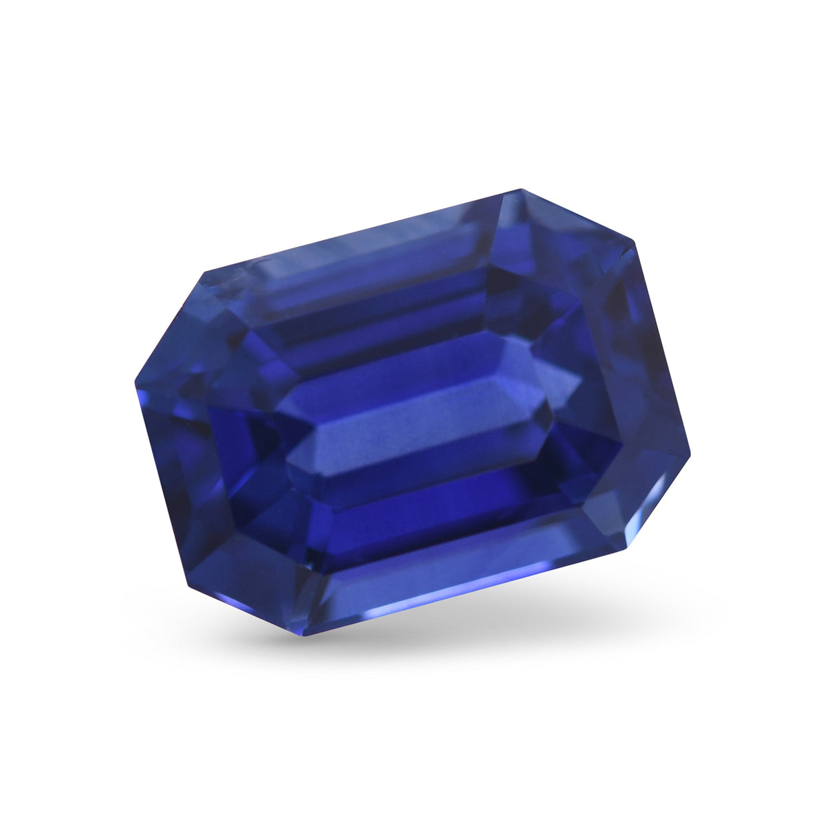 Emerald Sapphire | 6.37 ct | Blue | CD | Ref 719417