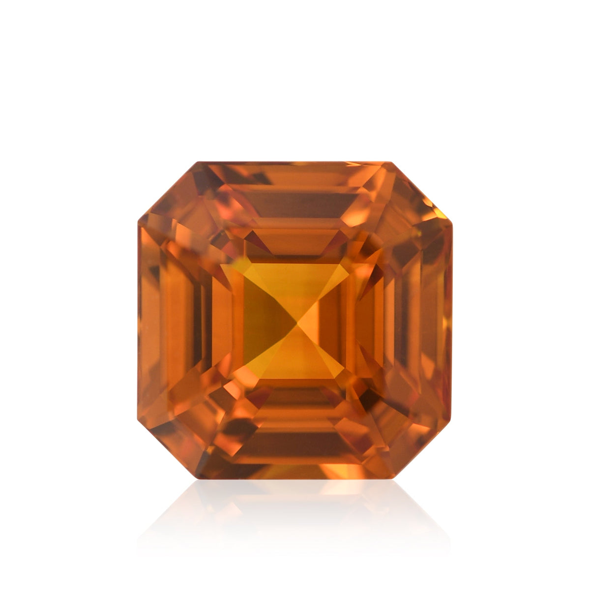 Smaragdgrüner Saphir | 6,54 ct | Orange | GIA | Ref. 721067