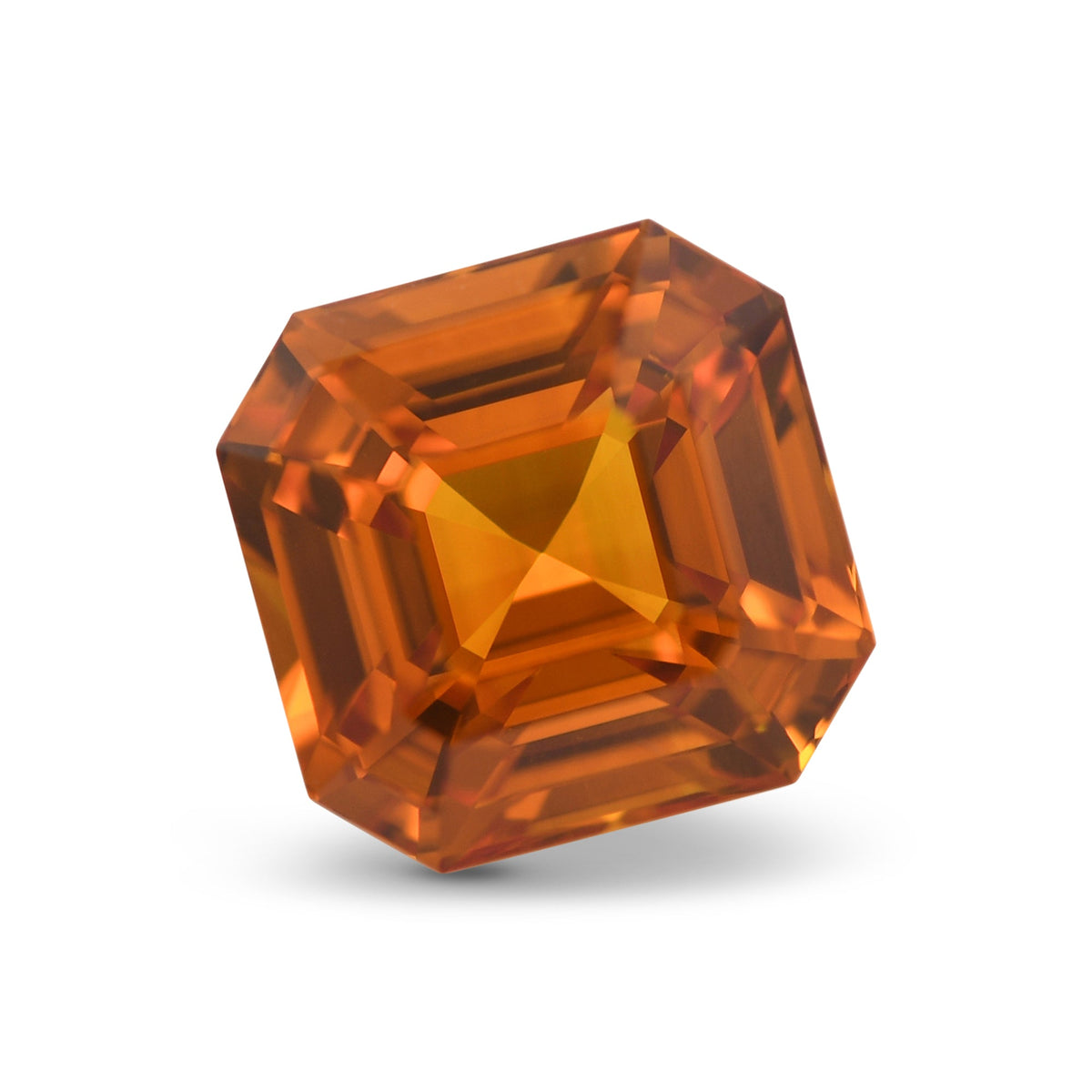 Smaragdgrüner Saphir | 6,54 ct | Orange | GIA | Ref. 721067