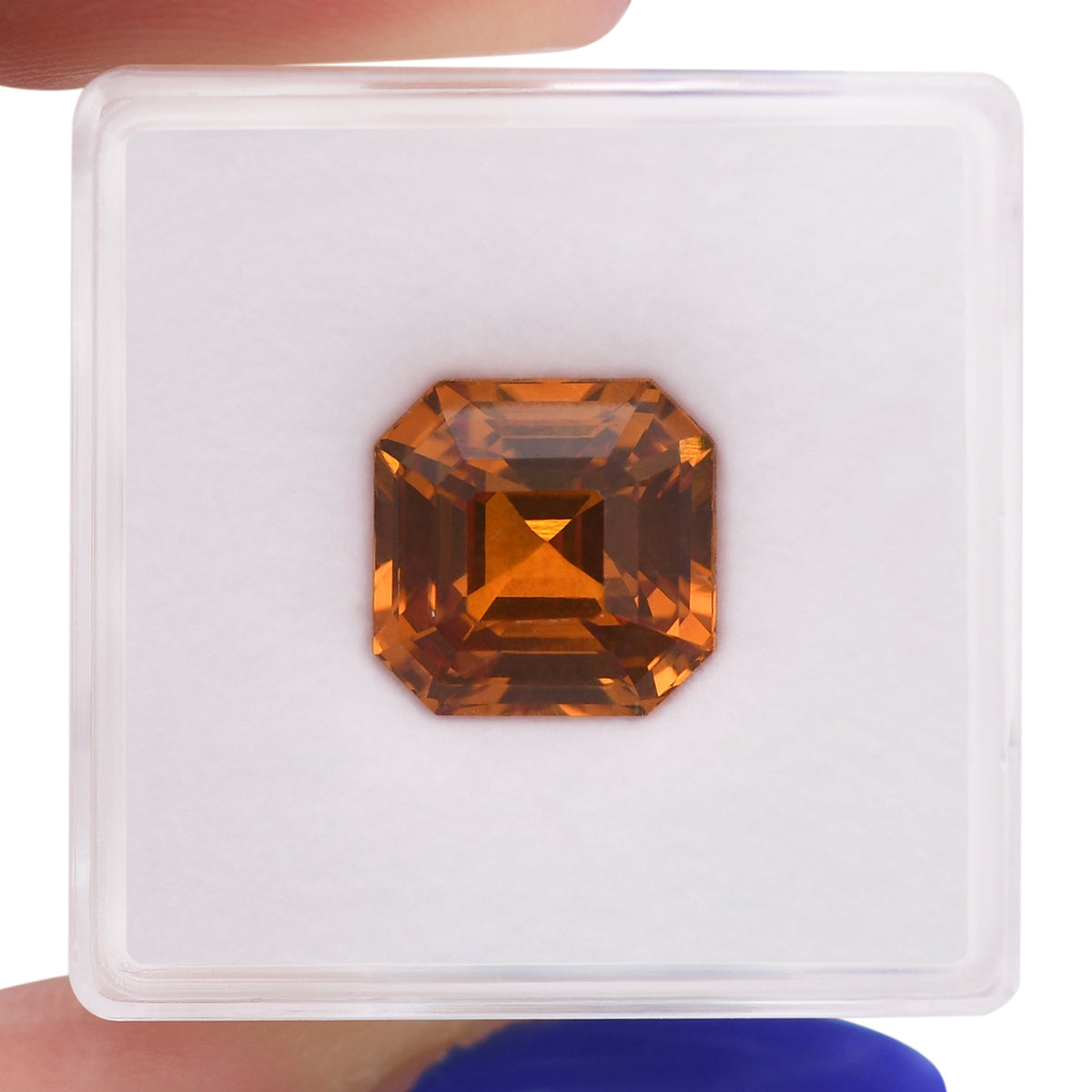 Smaragdgrüner Saphir | 6,54 ct | Orange | GIA | Ref. 721067