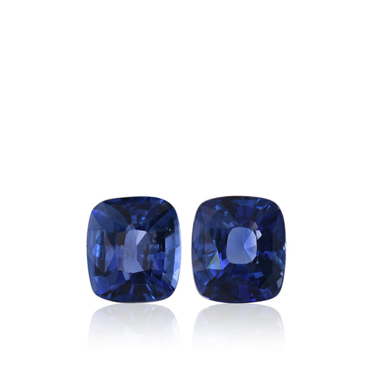 6,64 Karat blauer Kissen-Saphir aus Sri Lanka, GIA