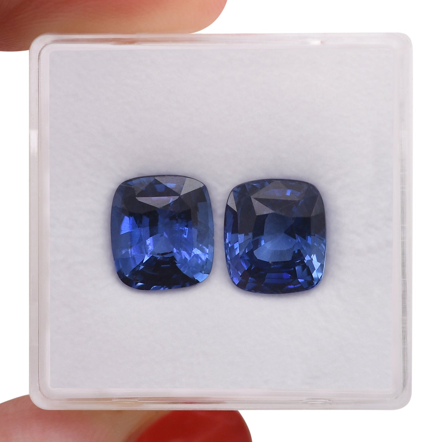 6,64 Karat blauer Kissen-Saphir aus Sri Lanka, GIA