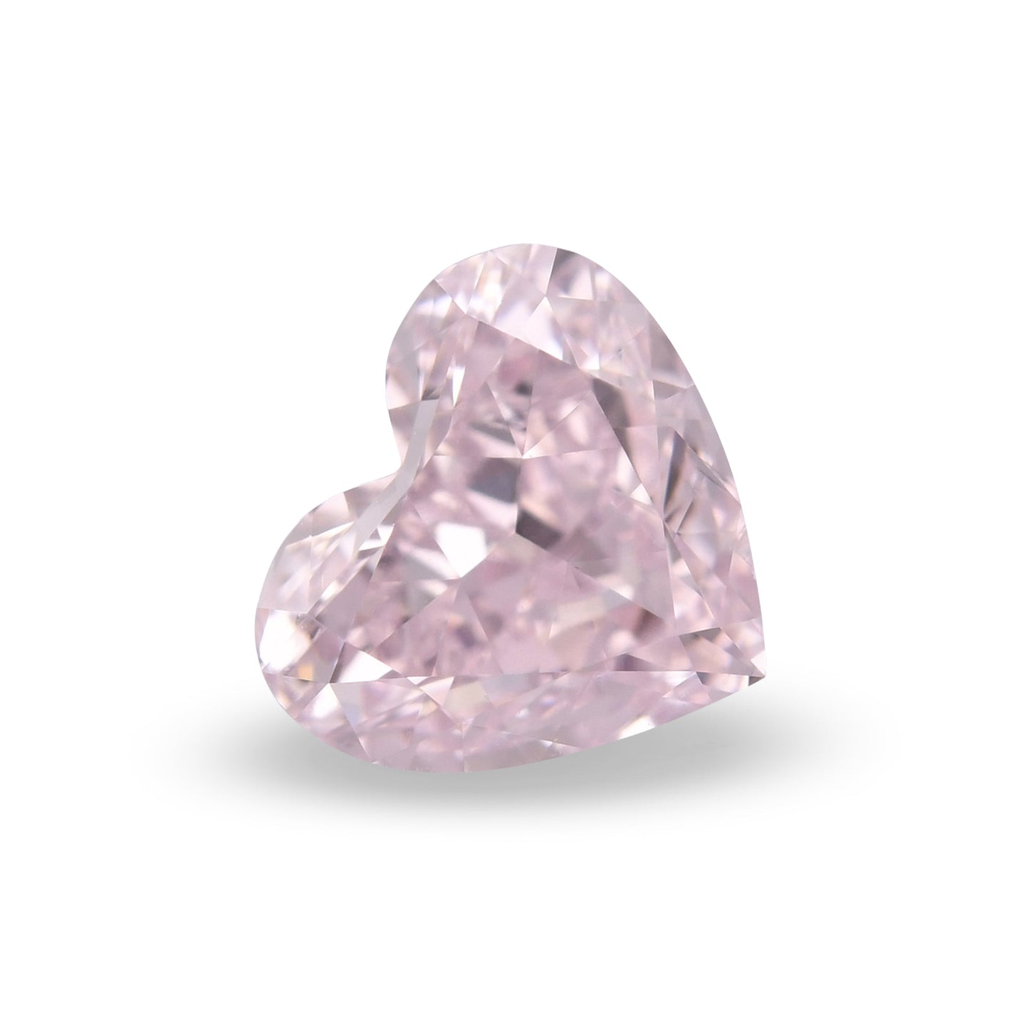 1,00 Karat Fancy Purplish Pink Heart Diamant SI2 GIA