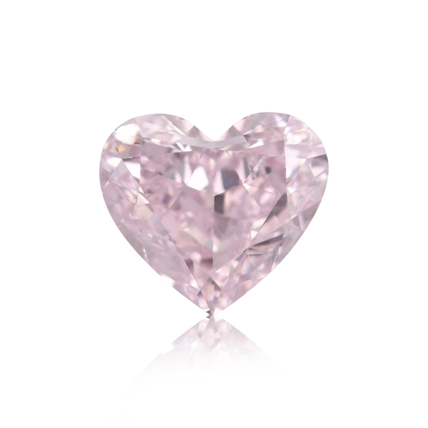 1,00 Karat Fancy Purplish Pink Heart Diamant SI2 GIA