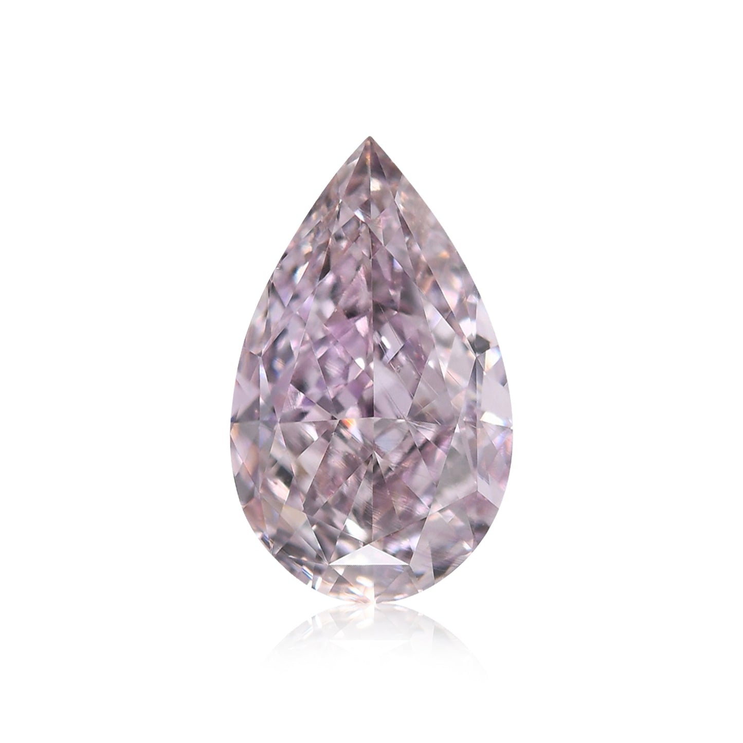 1.02 Carat Fancy Purple Pink Pear Diamond VS2 GIA