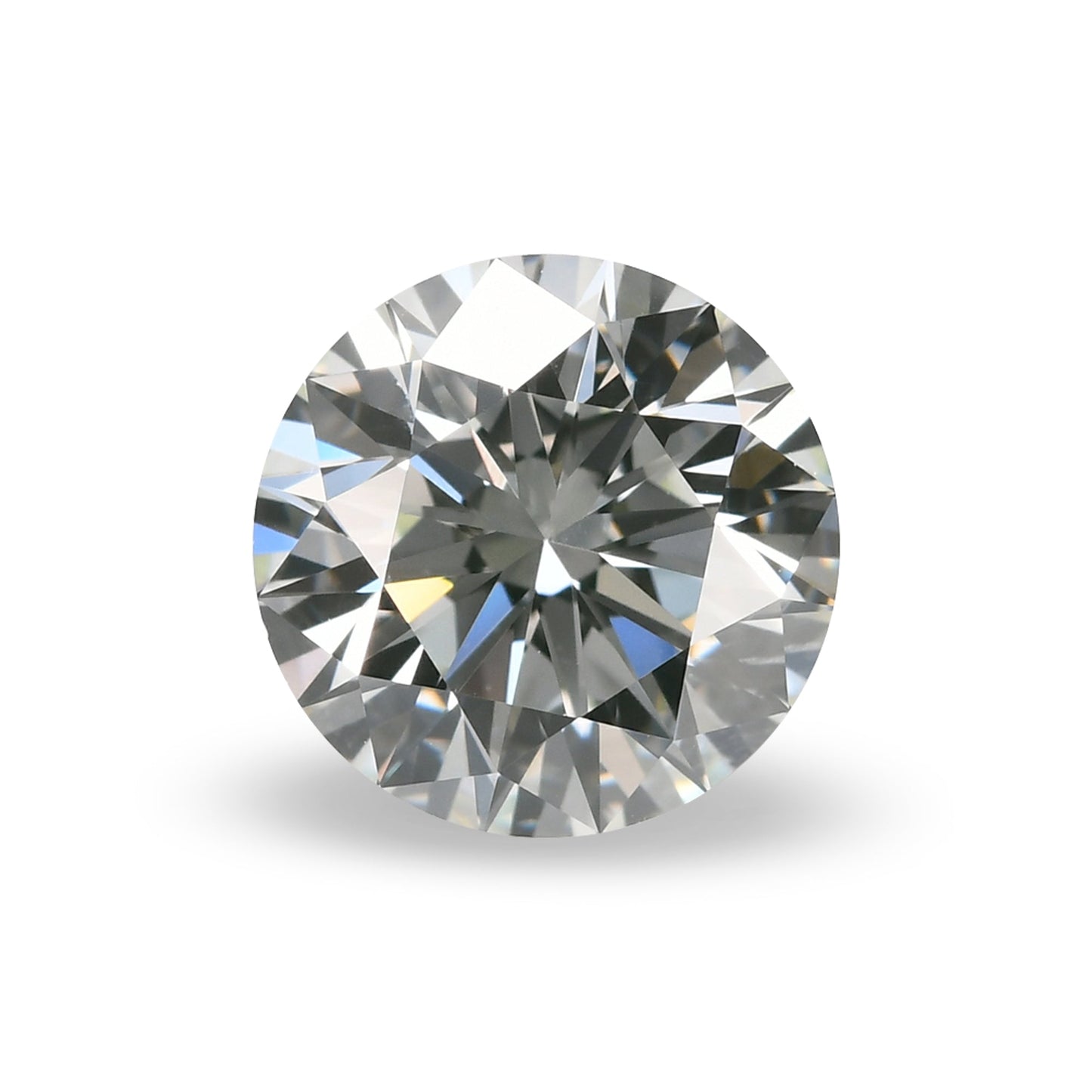 1.36 Carat Very Light Green Round Brilliant Diamond VVS2 GIA