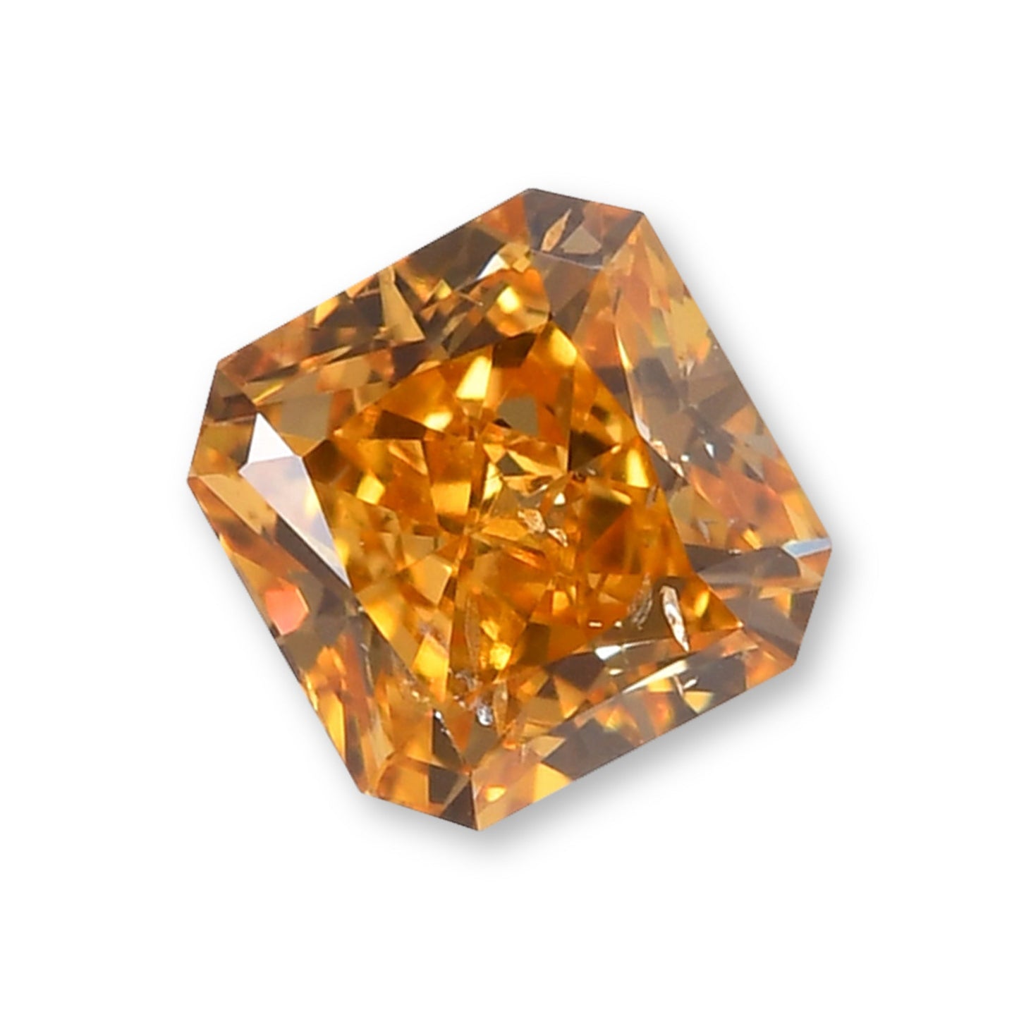 0,22 Karat Fancy Intense Orange Yellow Radiant SI2 GIA