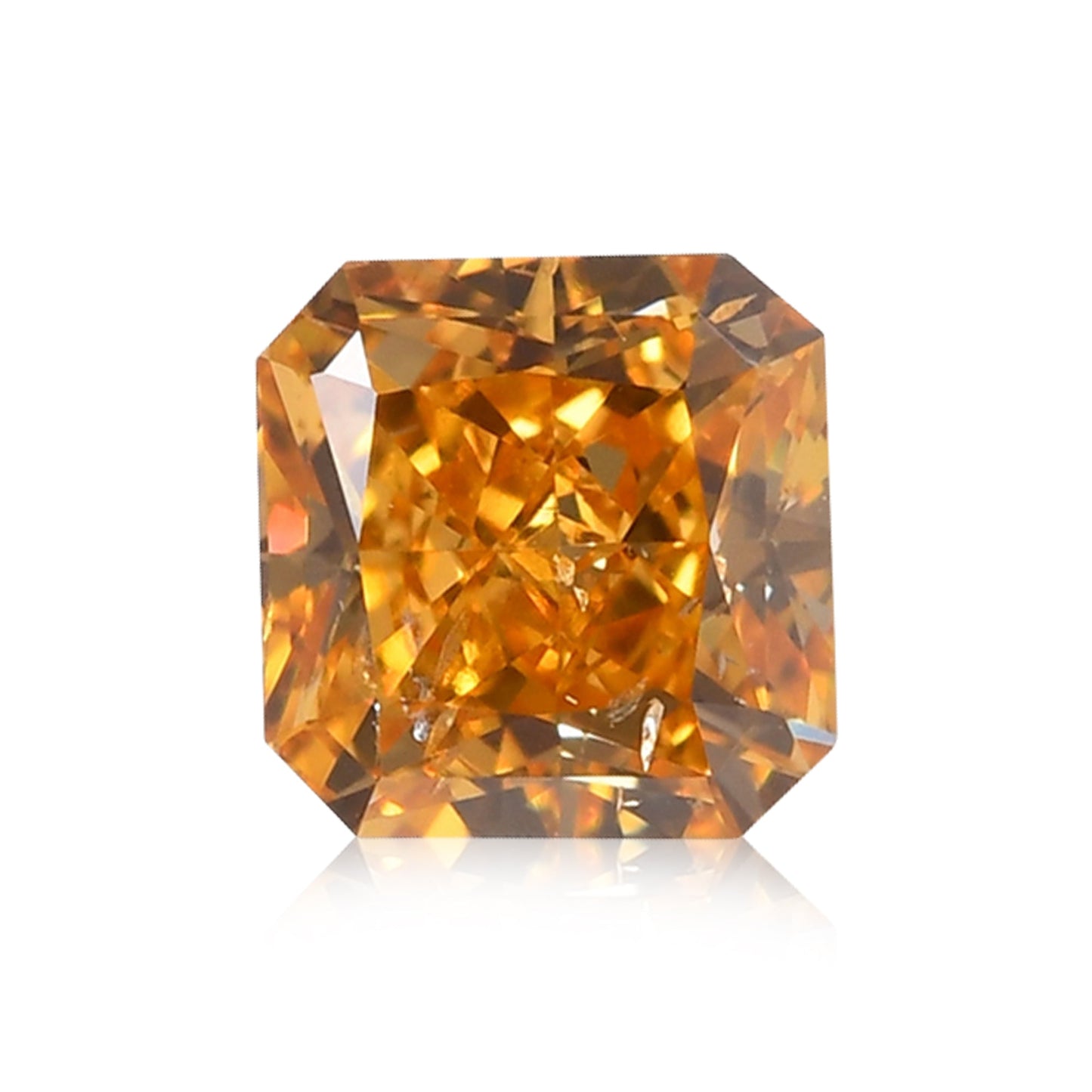 0,22 Karat Fancy Intense Orange Yellow Radiant SI2 GIA