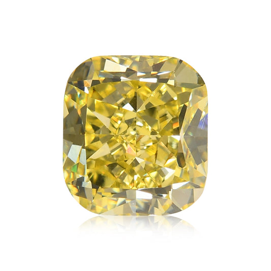 1,20 Karat Fancy Grünlich Gelber Kissen-Diamant VS1 GIA
