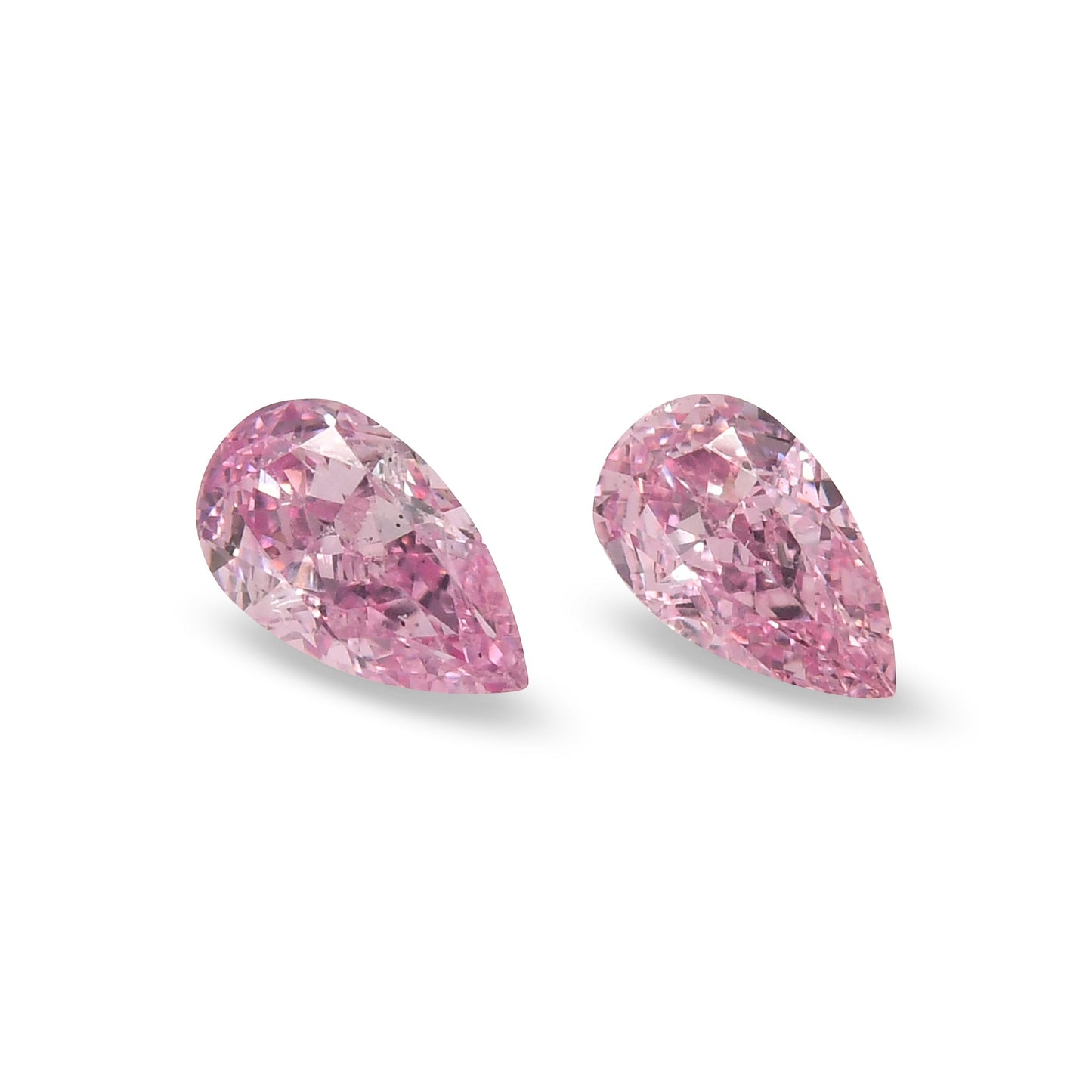 0,18 Karat Fancy Intense Purplish Pink Birnenförmige Diamanten (VS)