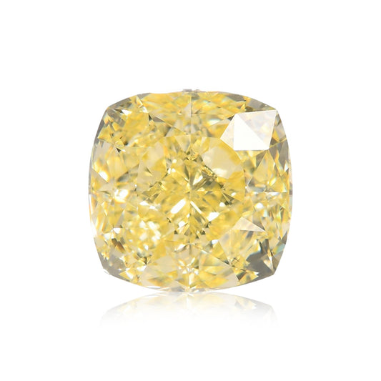1.52 Carat Fancy Yellow Cushion Diamond VS2 GIA