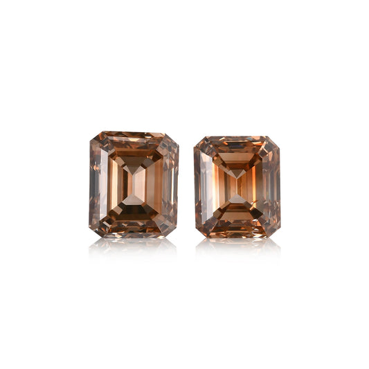1,49 Karat Fancy Brown Emerald Diamonds (VS2)