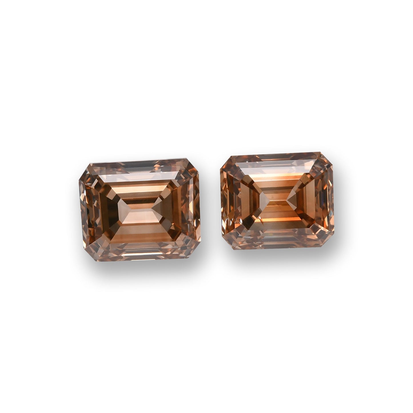 1,49 Karat Fancy Brown Emerald Diamonds (VS2)