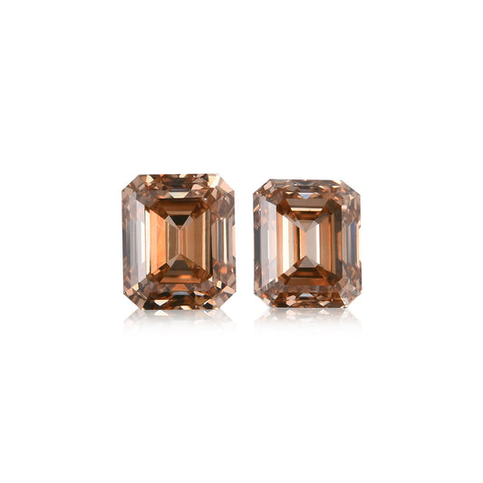 1,42 Karat Fancy Brown Emerald Diamonds (VS1)
