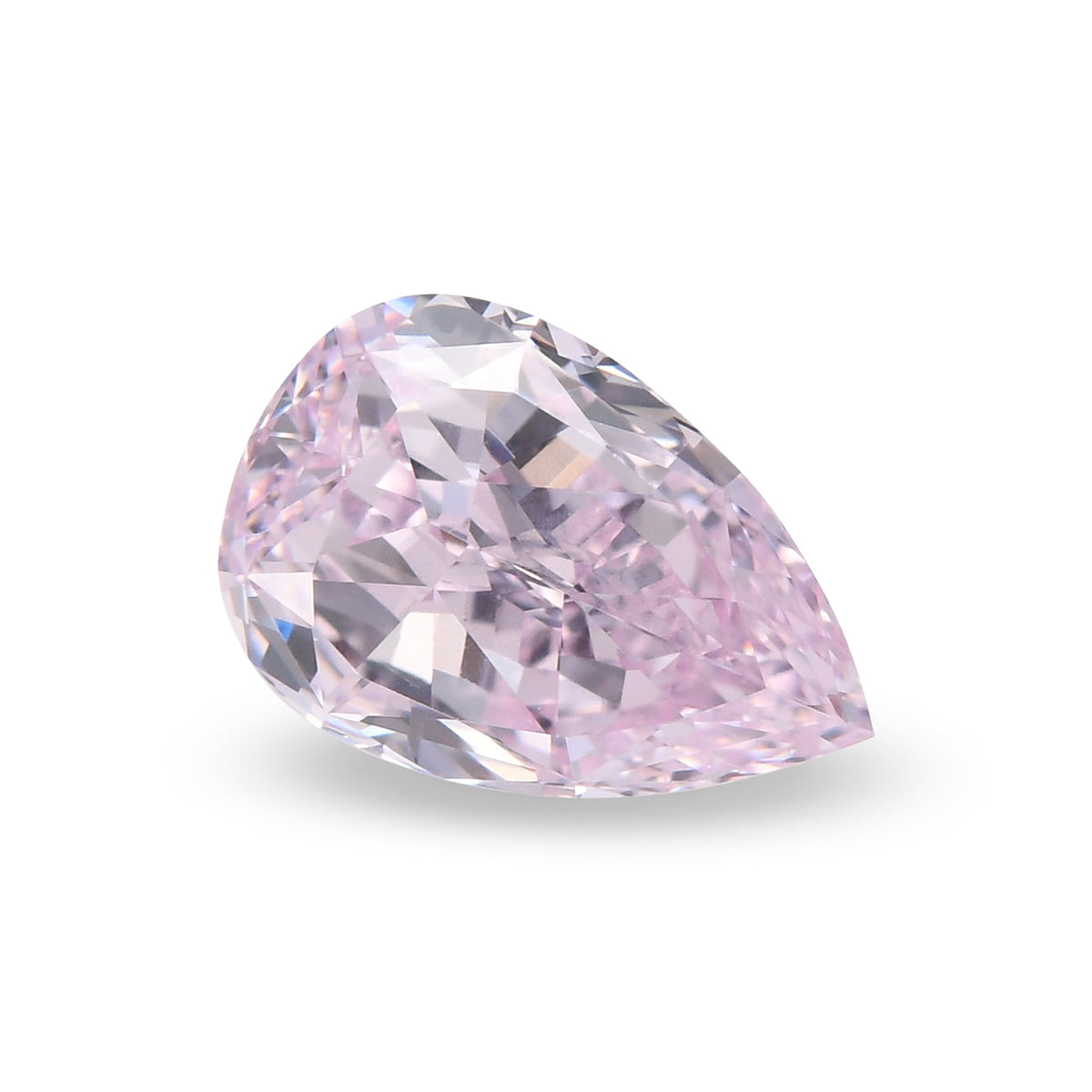 0,51 Karat Fancy Purple Pink Birnenförmiger Diamant VS1 GIA