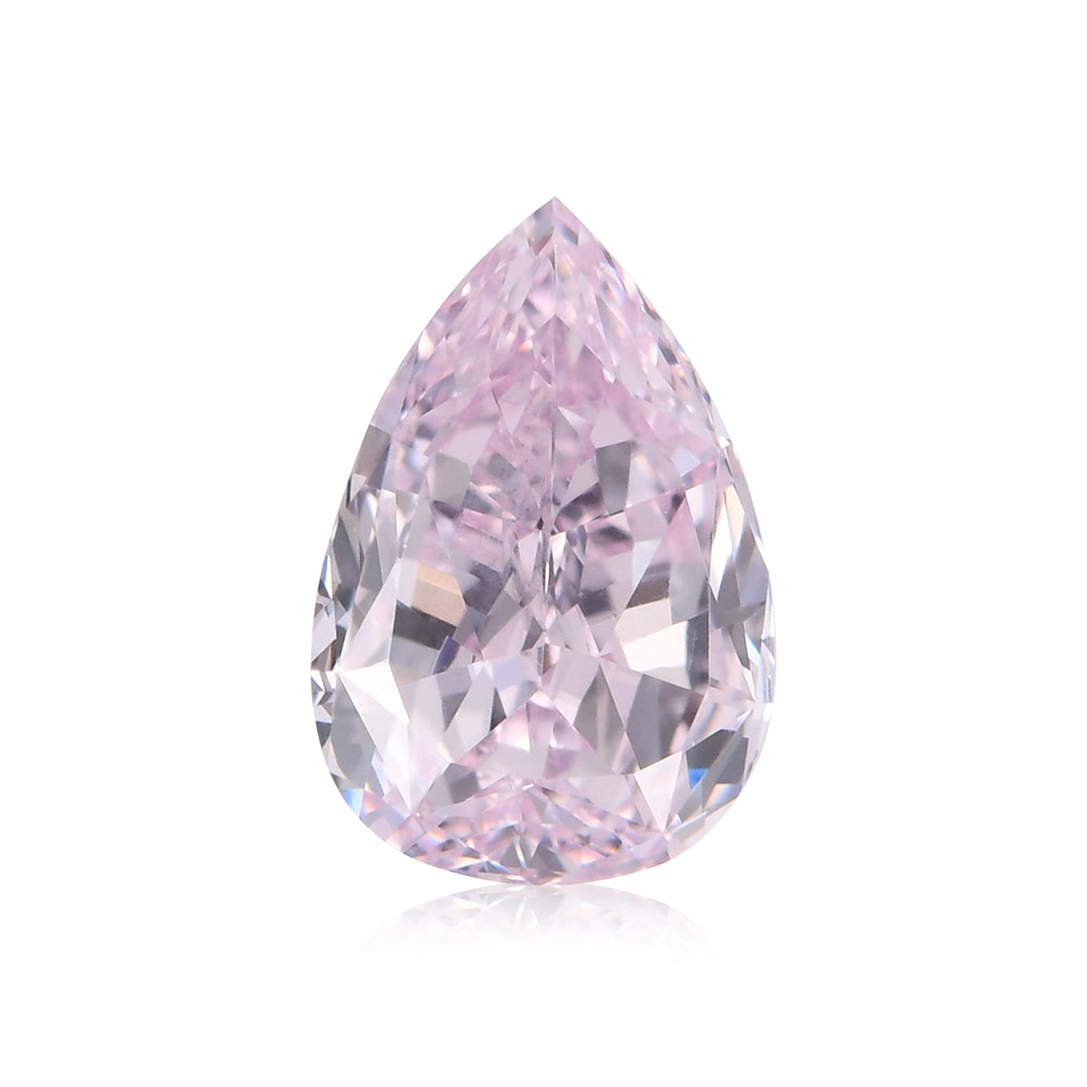 0,51 Karat Fancy Purple Pink Birnenförmiger Diamant VS1 GIA