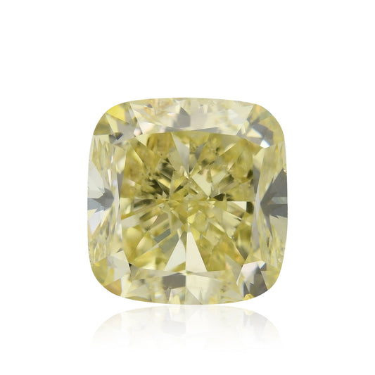 3,02 Karat Fancy Yellow Cushion Diamond SI2 GIA