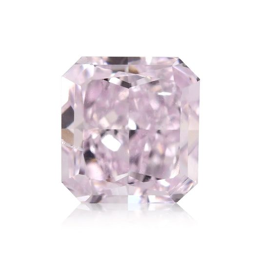 0,45 Karat Fancy Light Purplish Pink Radiant Diamant SI2 GIA