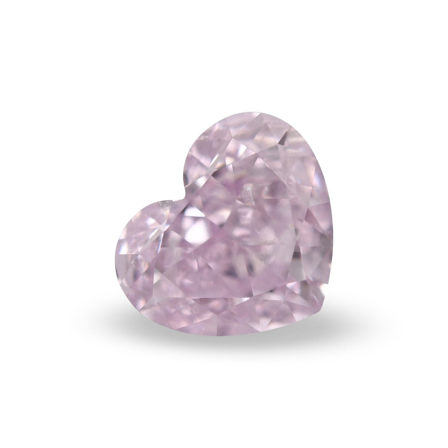 0.30 Carat Fancy Purple Pink HEART Diamond SI1 GIA