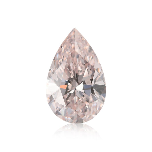 0,40 Karat Fancy Light Orange Pink Birnenförmiger Diamant SI1 GIA