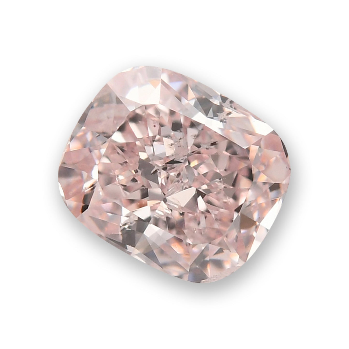 0.60 Carat Light Pink Cushion Diamond SI2 GIA