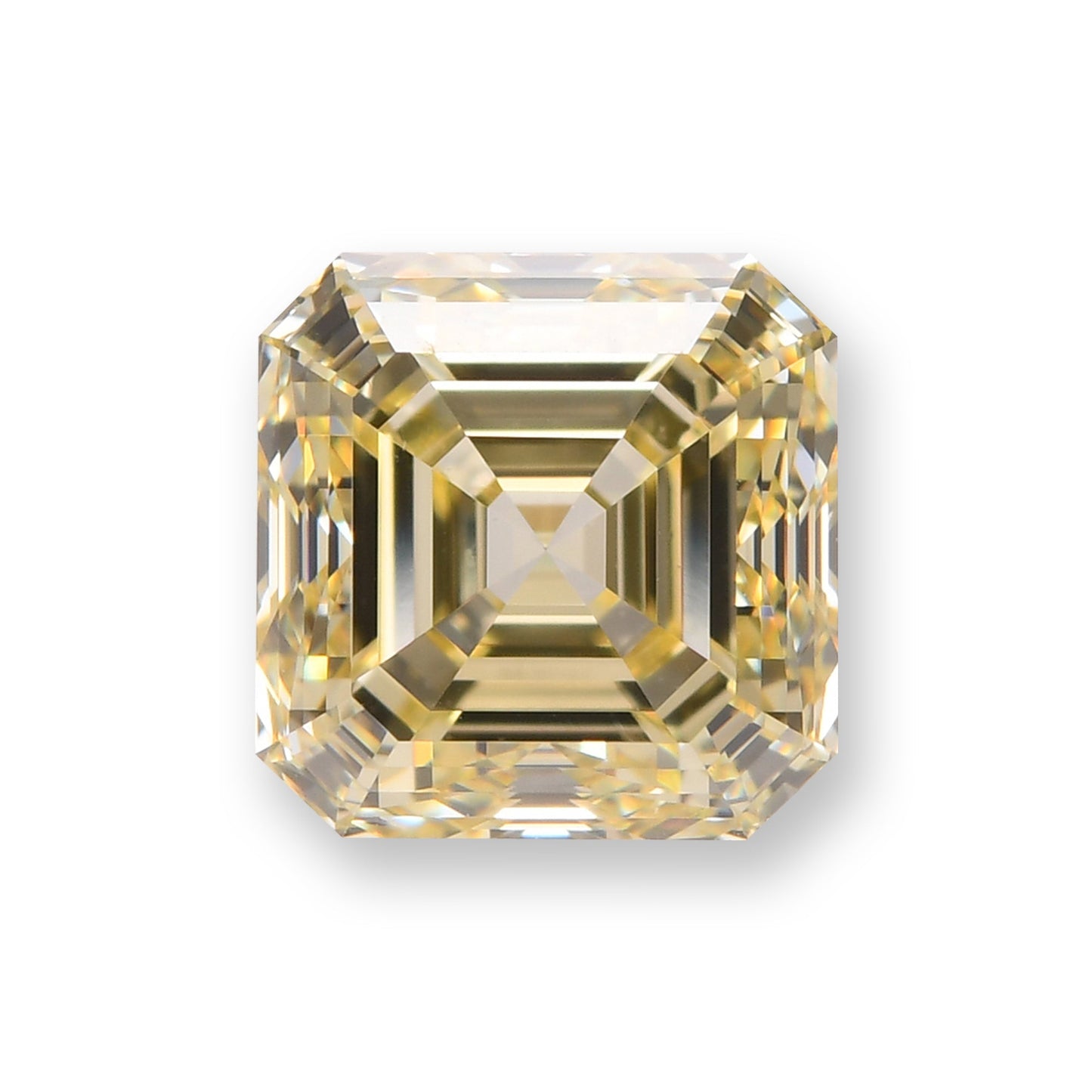 1.15 Carat Fancy Yellow Asscher Diamond VS1 GIA