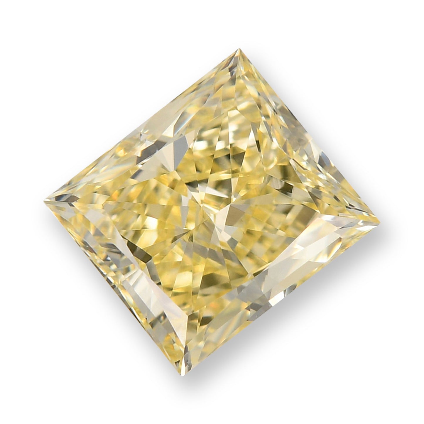 1.25 Carat Fancy Light Yellow Princess Diamond (VS1) GIA