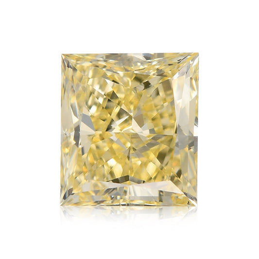 1,25 Karat Fancy Light Yellow Princess Diamant (VS1) GIA