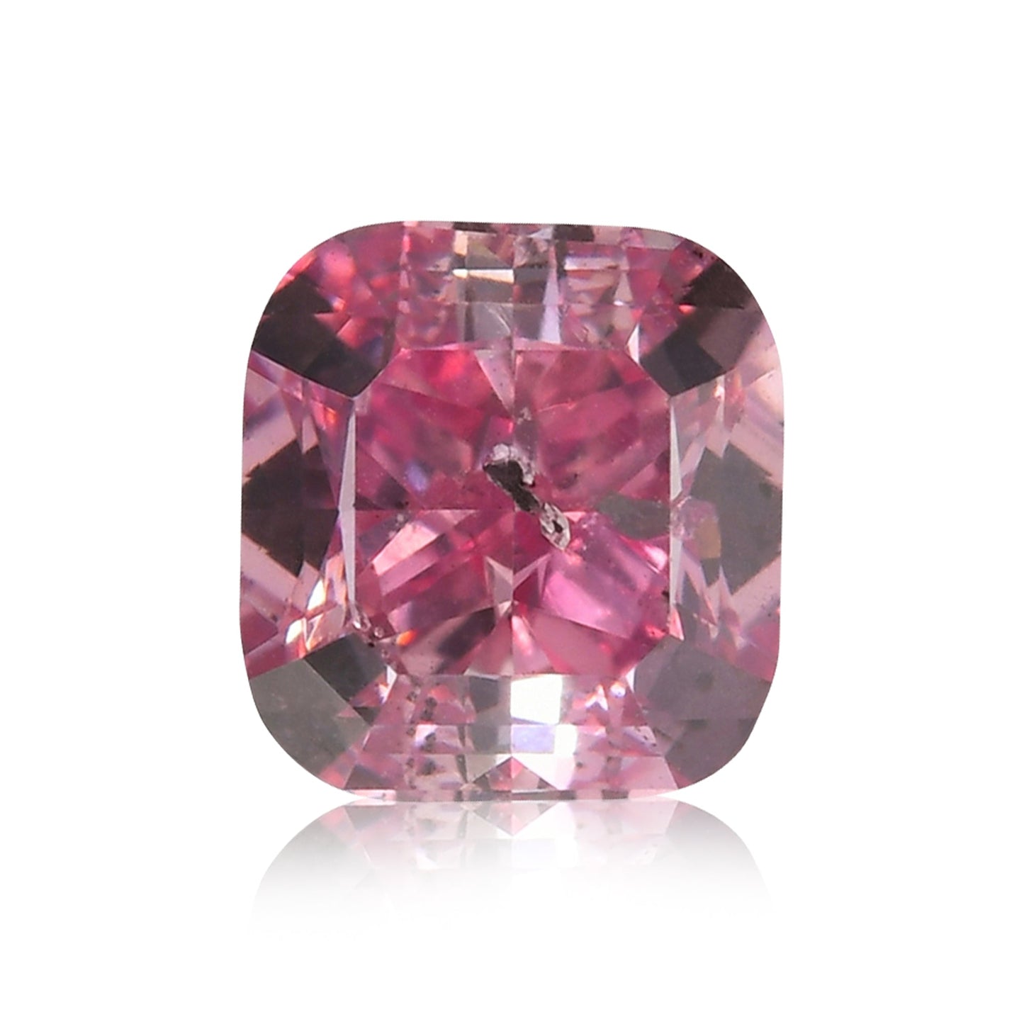 0,50 Karat Fancy Intense Pink Cushion Diamond I1 GIA