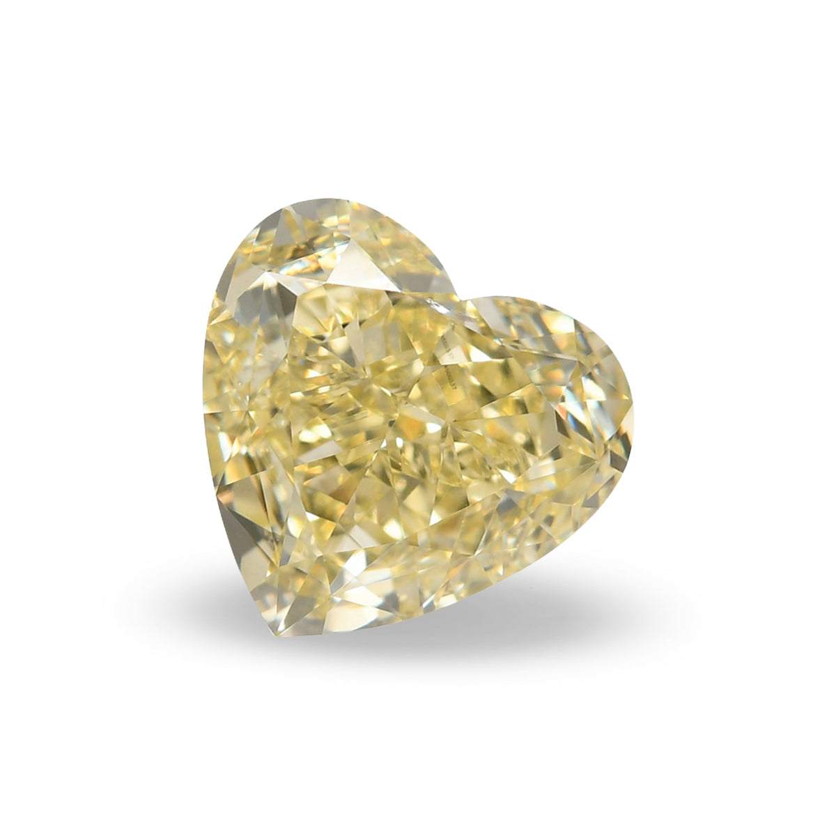Heart Diamond | 1.7 ct | Fancy Light Yellow | SI1 | GIA | Ref 608048