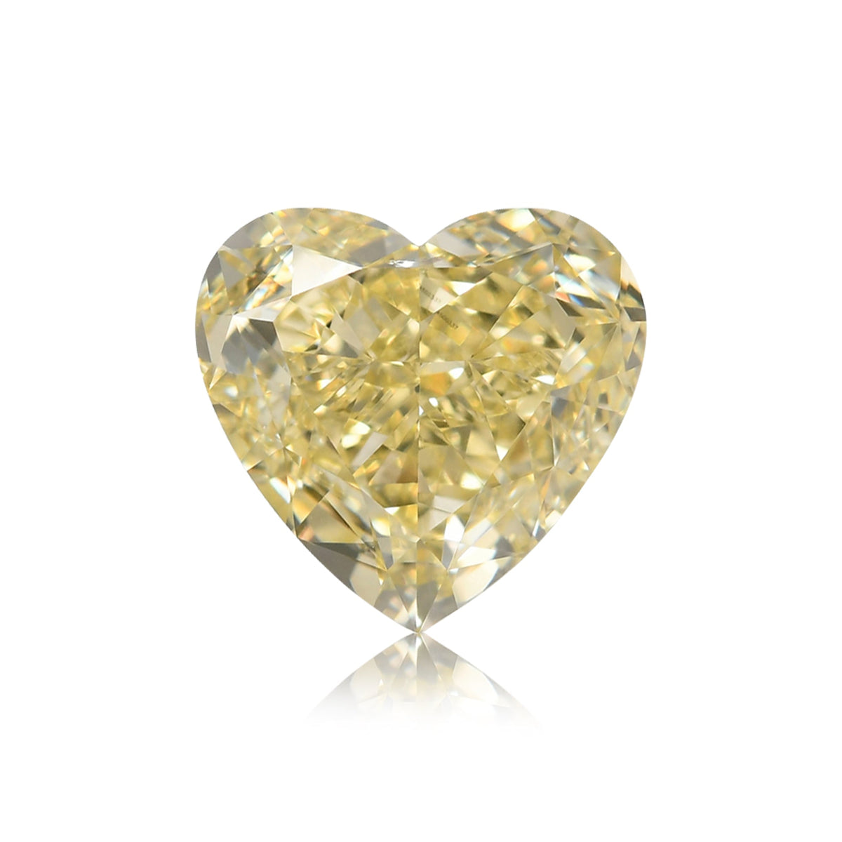 Heart Diamond | 1.7 ct | Fancy Light Yellow | SI1 | GIA | Ref 608048
