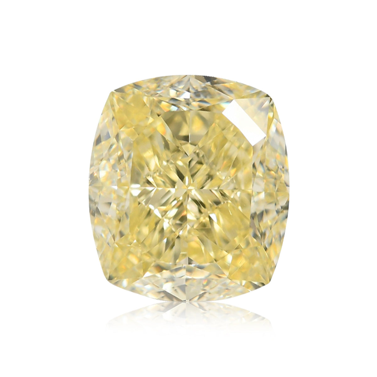 Kissenförmiger Diamant | 2,01 ct | Hellgelb | Reinheitsgrad VS1 | GIA | Ref. 608063