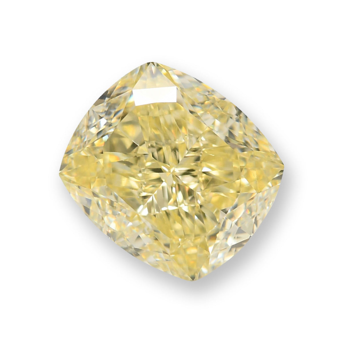 Kissenförmiger Diamant | 2,01 ct | Hellgelb | Reinheitsgrad VS1 | GIA | Ref. 608063