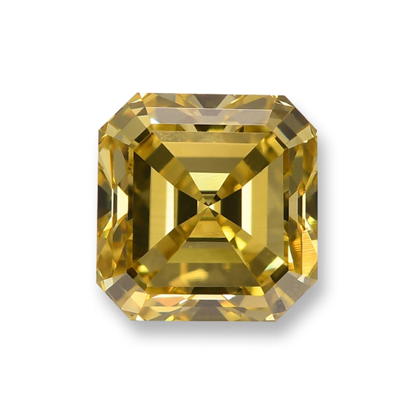 1,01 Karat Fancy Deep Yellow Asscher-Diamant VVS2 GIA