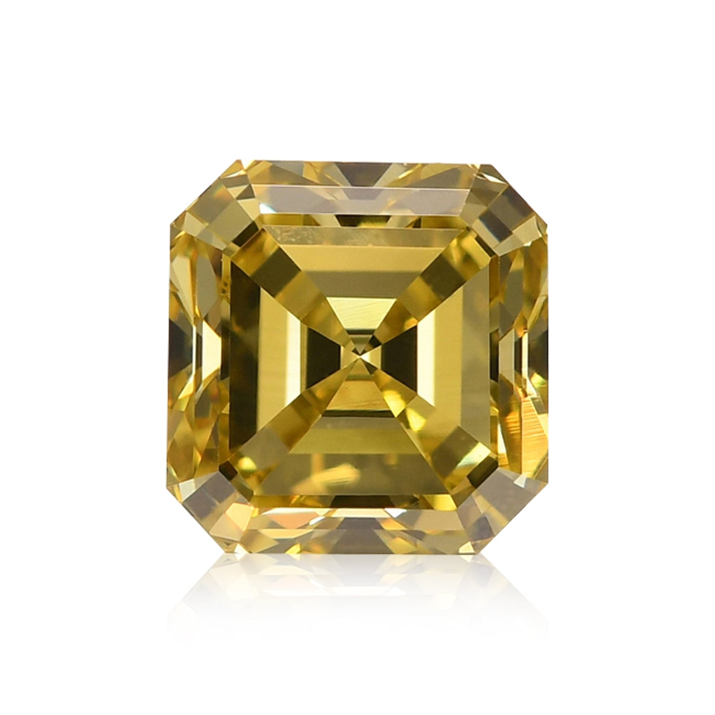 1,01 Karat Fancy Deep Yellow Asscher-Diamant VVS2 GIA