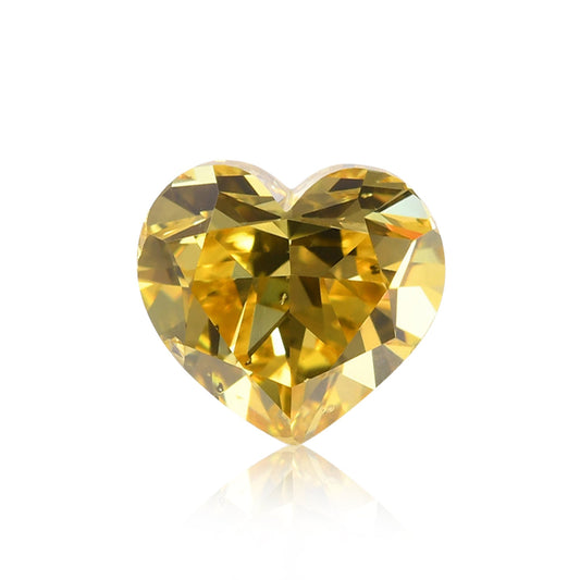 1,02 Karat Fancy Vivid Yellow Herz-Diamant SI1 GIA
