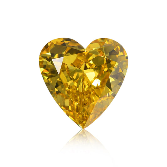 1,70 Karat Fancy Vivid Yellow Heart Diamant VS1 GIA