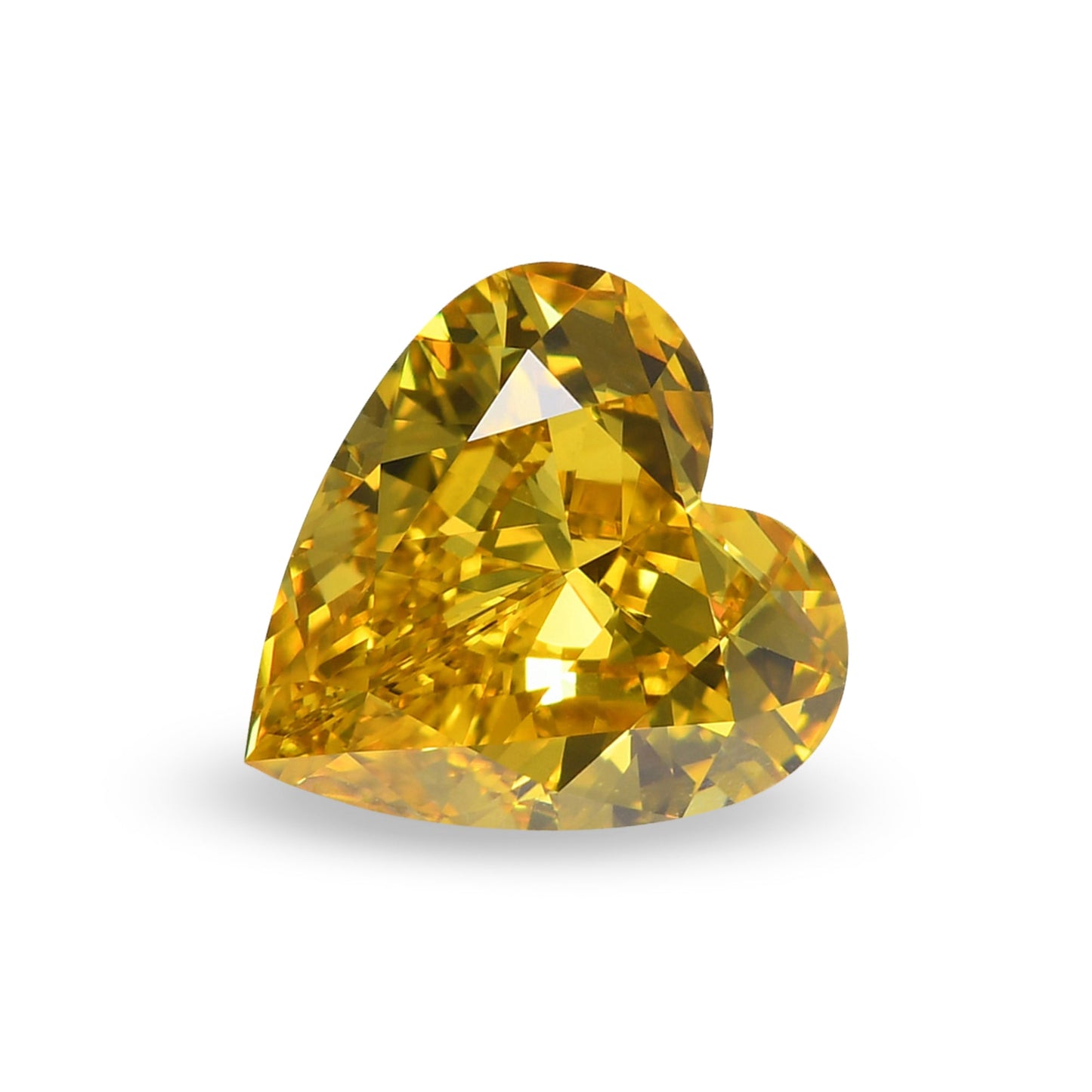 1.70 Carat Fancy Vivid Yellow HEART Diamond VS1 GIA