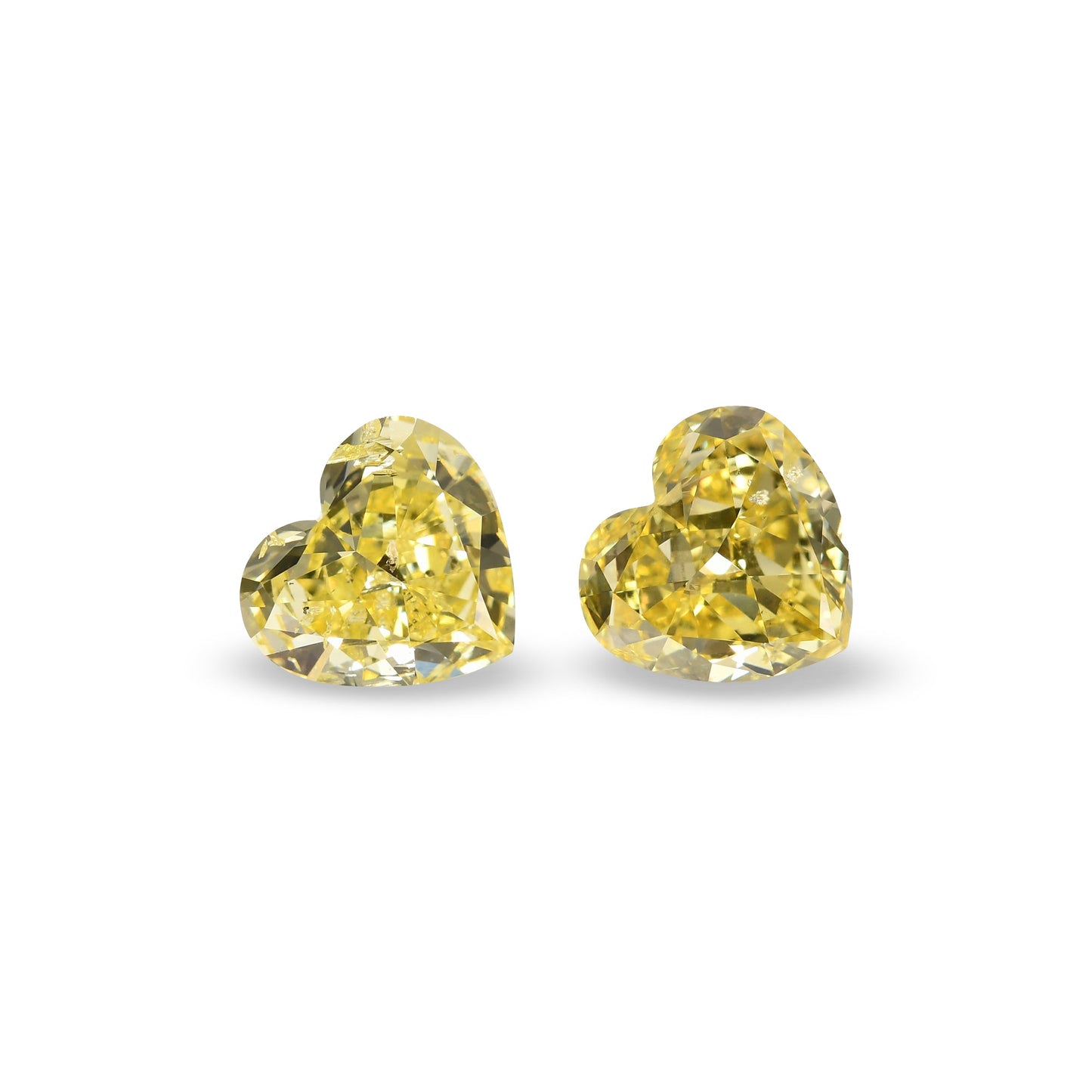 2,15 Karat Fancy Intense Yellow Herzdiamanten I1