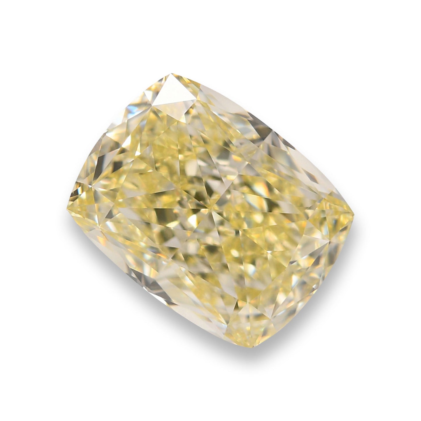 1,51 Karat hellgelber Kissen-Diamant, IF GIA