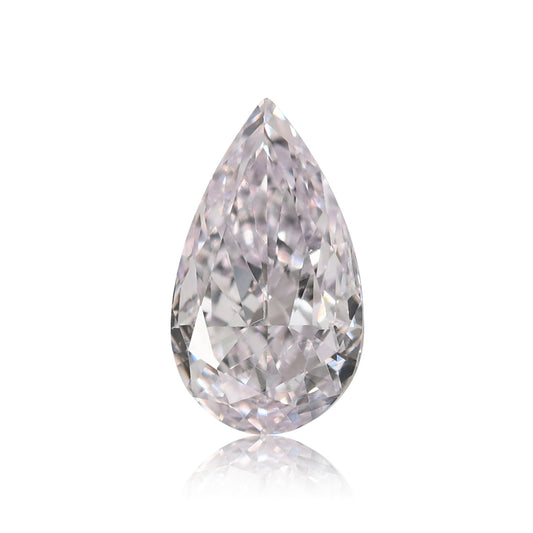 0,50 Karat sehr hellrosa birnenförmiger Diamant VS2 GIA