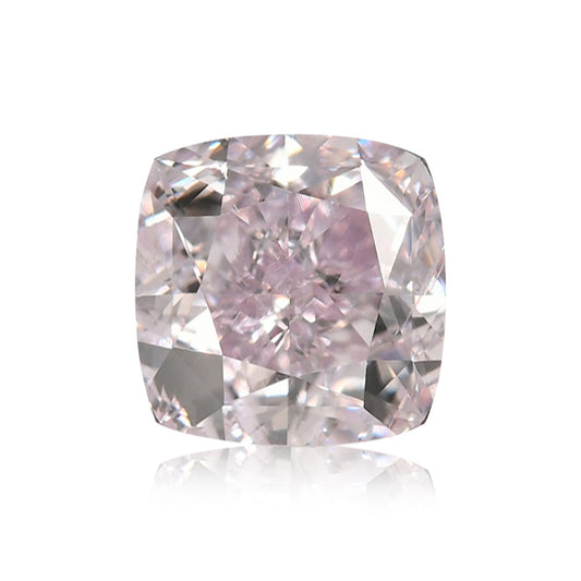 0.82 Carat Fancy Light Purplish Pink Cushion Diamond SI2 GIA
