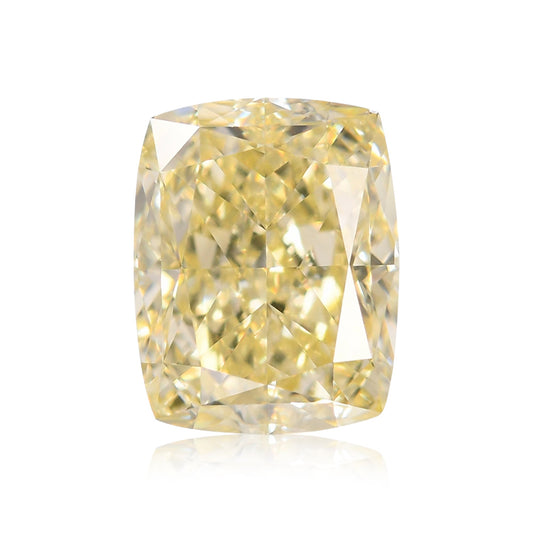 1,05 Karat Fancy Light Yellow Cushion Diamond VS2 GIA