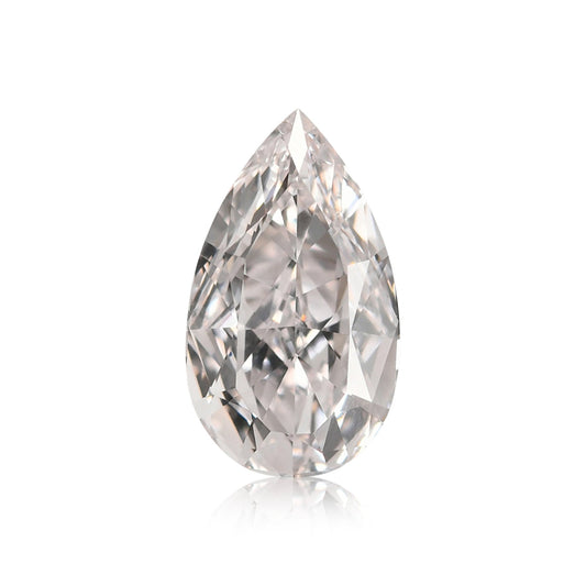 0,65 Karat zartrosa Birnenförmiger Diamant VVS1 GIA