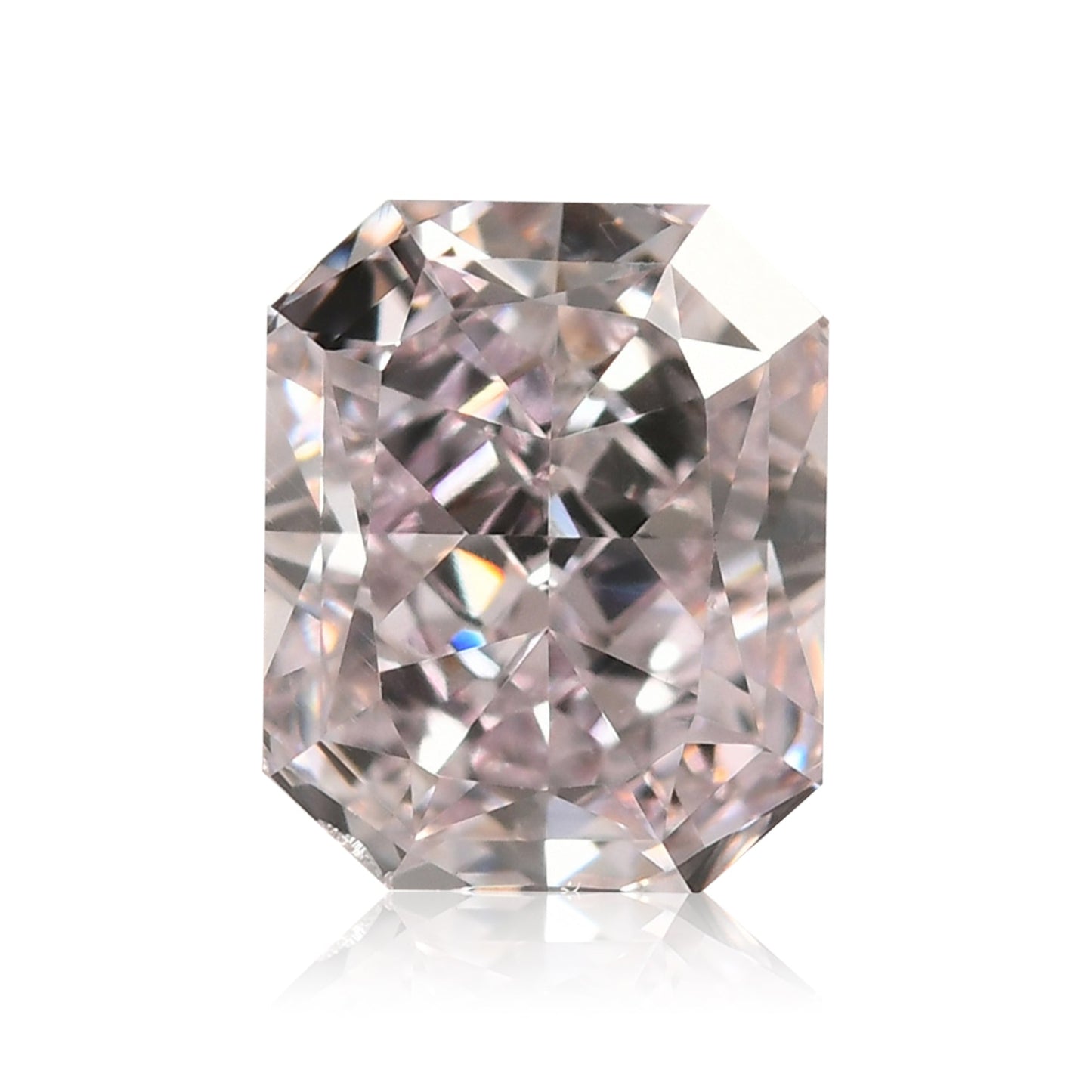 0.50 Carat Light Pink Radiant Diamond SI1 GIA