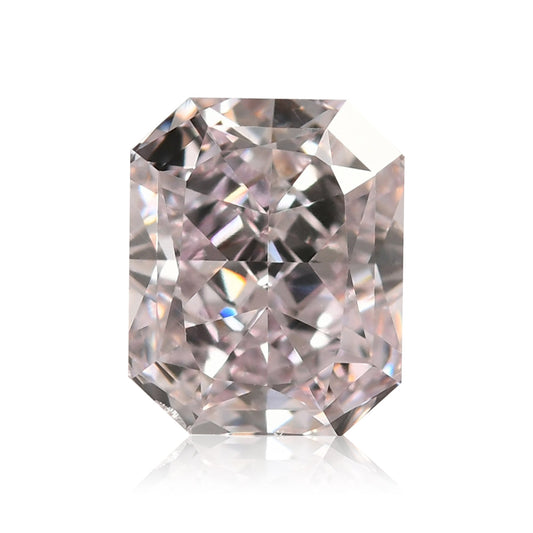 0,50 Karat hellrosa, strahlender Diamant SI1 GIA