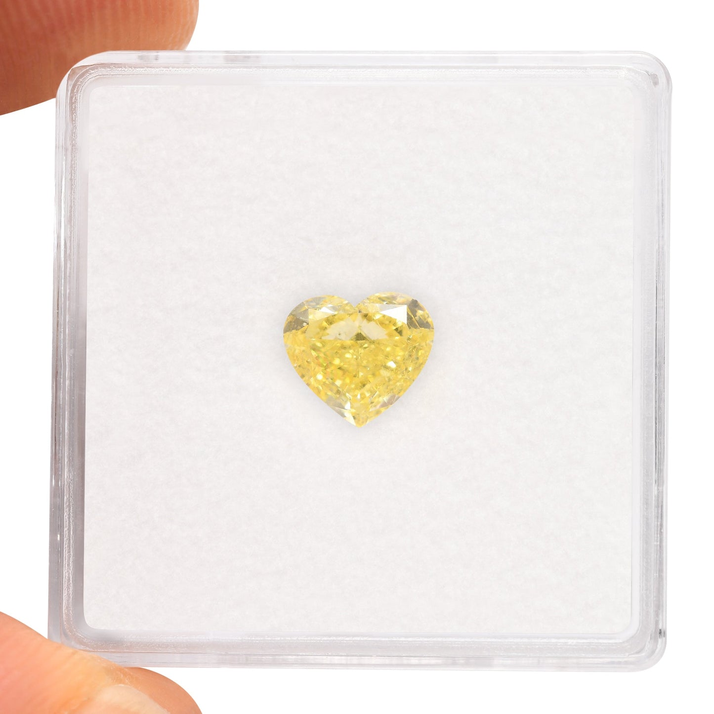 1,01 Karat Fancy Yellow Heart Diamant VS2 GIA