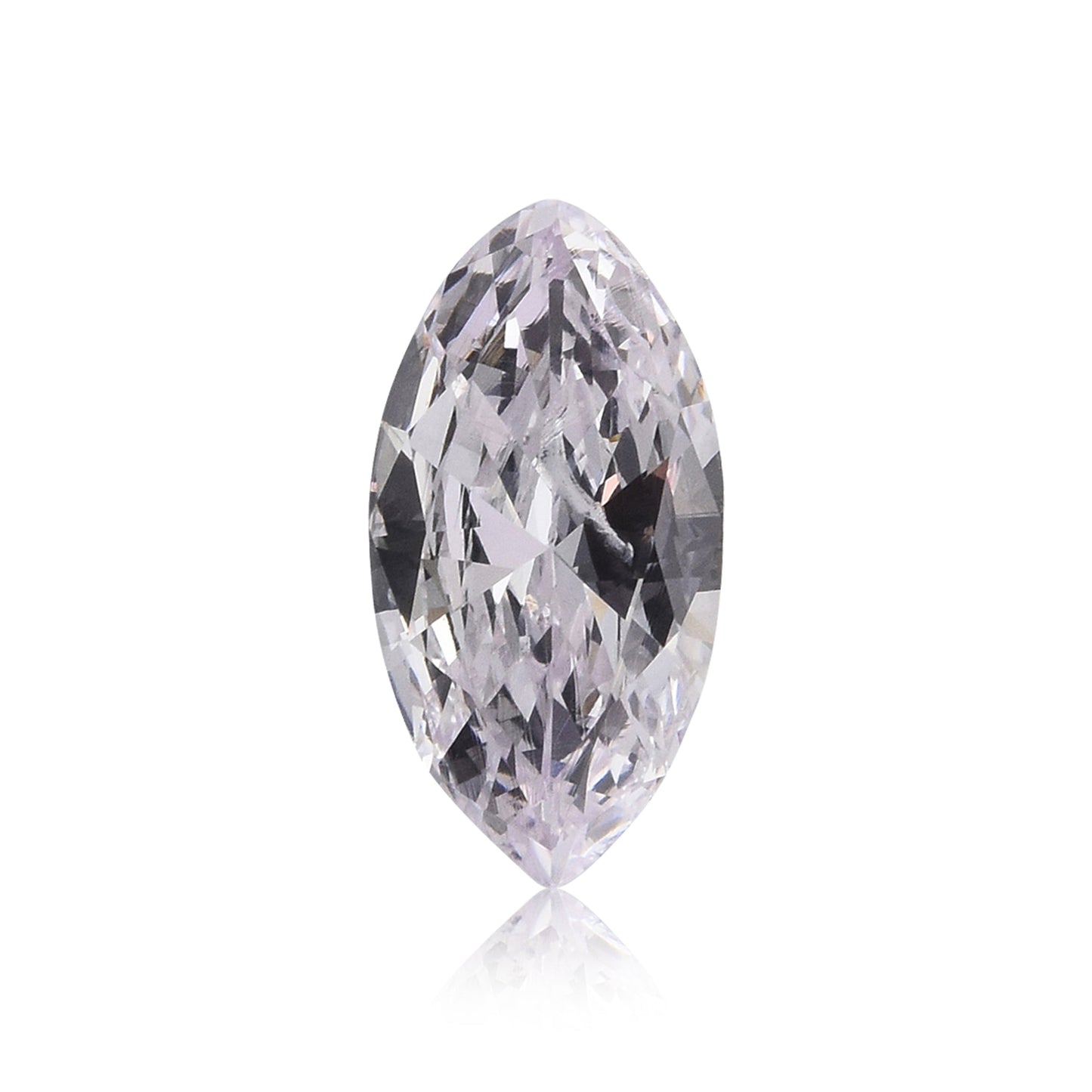 0.67 Carat Very Light Pink Marquise Diamond (I1) GIA