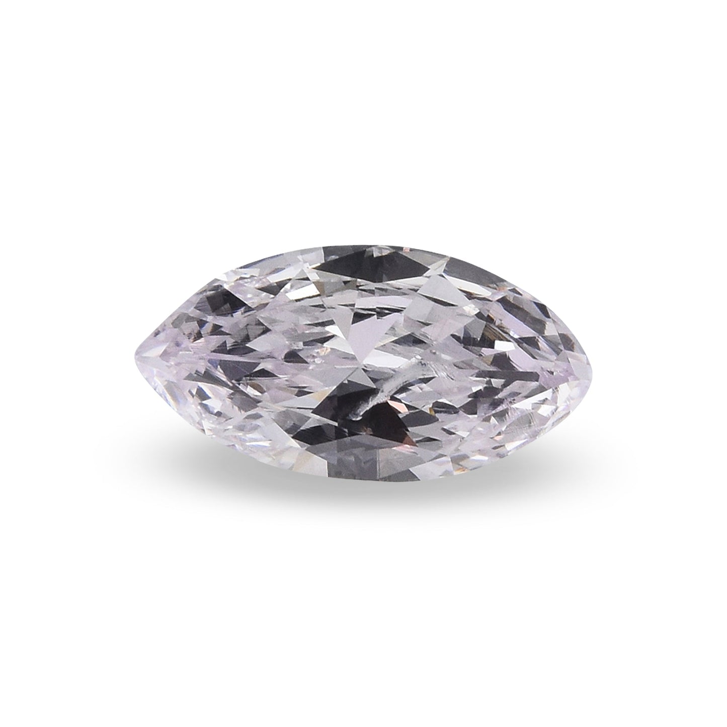 0.67 Carat Very Light Pink Marquise Diamond (I1) GIA